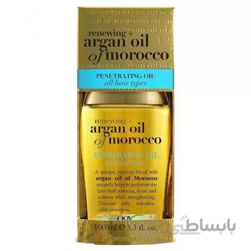 سرم روغن آرگان او جی ایکس 100 میل ا OGX Renewing Argan Oil of Morocco Extra Penetrating 100ml