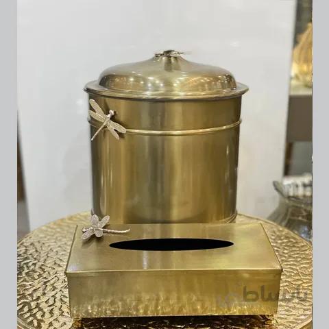ست سطل و دستمال فلزی