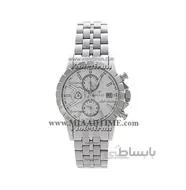 ساعت ویولت Violet زنانه کرنوگراف گرد فلزی استیل صفحه سفید کد 0404L