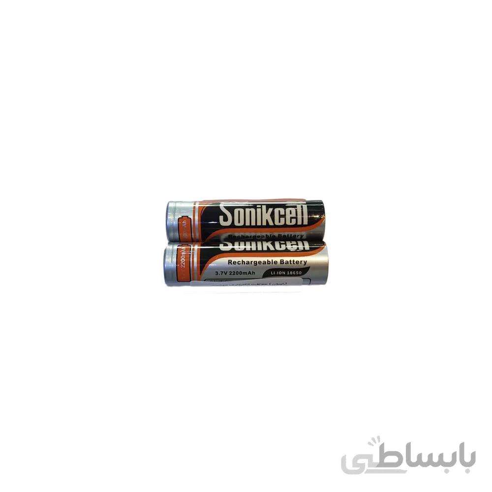 سلول باطری لیتیوم یون 18650 ظرفیت 2200 mAh ضریب جریان 2C