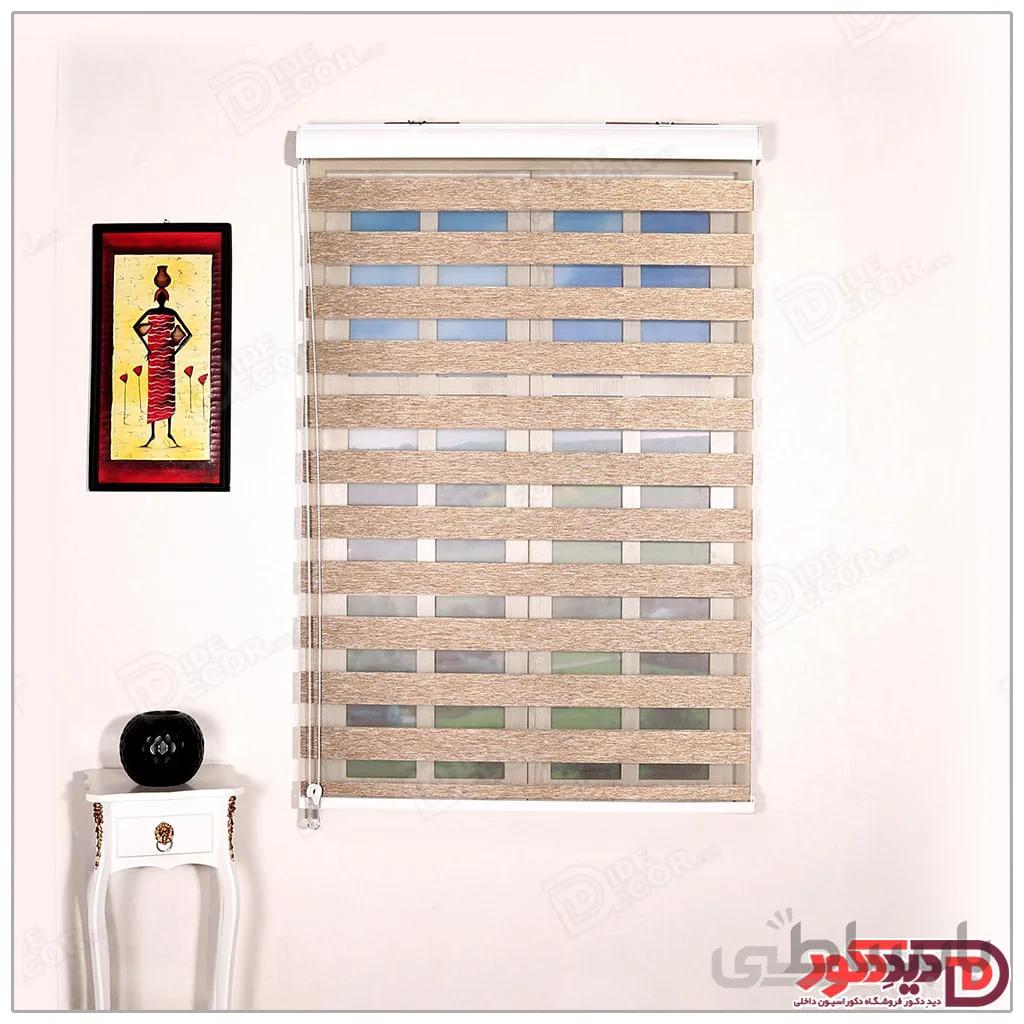 پرده زبرا مدل ساده کد B-907
