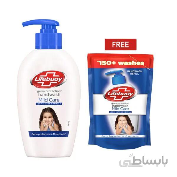 مایع دستشویی ۱۹۰ میل لایف بوی – Lifebuoy handwash mild care