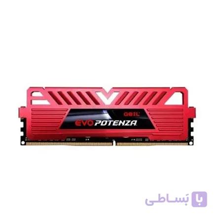 رم دسکتاپ DDR4 تک کاناله 3200 مگاهرتز CL16 گیل مدل Potenza ظرفیت 8 گیگابایت