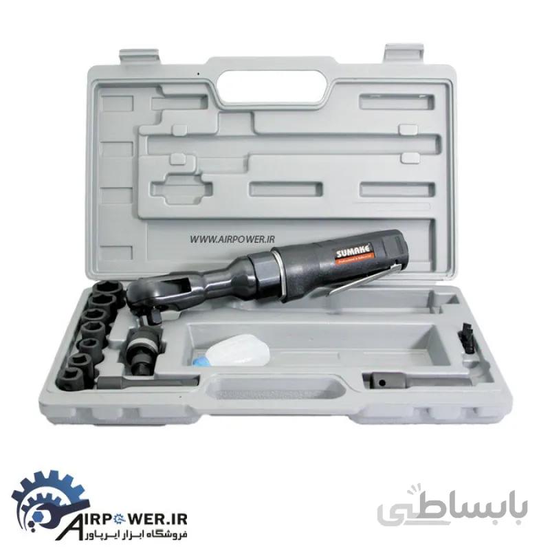 جغجغه بادی سوماک کیفی 3/8 اینچ مدل ST-5552K ا SUMAKE ST-5552K AIR RATCHET WRENCH KIT