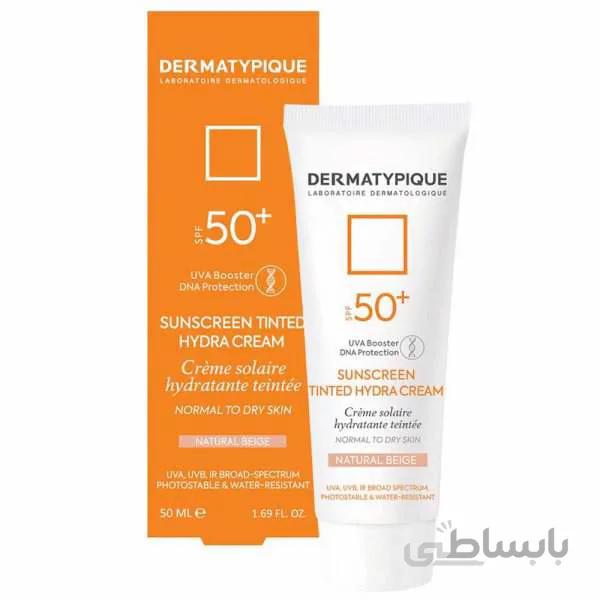 ضد آفتاب رنگی هیدرا پوست خشک SPF50 درماتیپیک