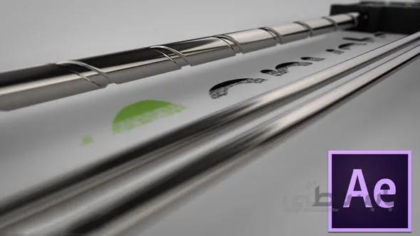 پروژه آماده افترافکت : پرینت لوگو Printed Logo Reveal 22216065
