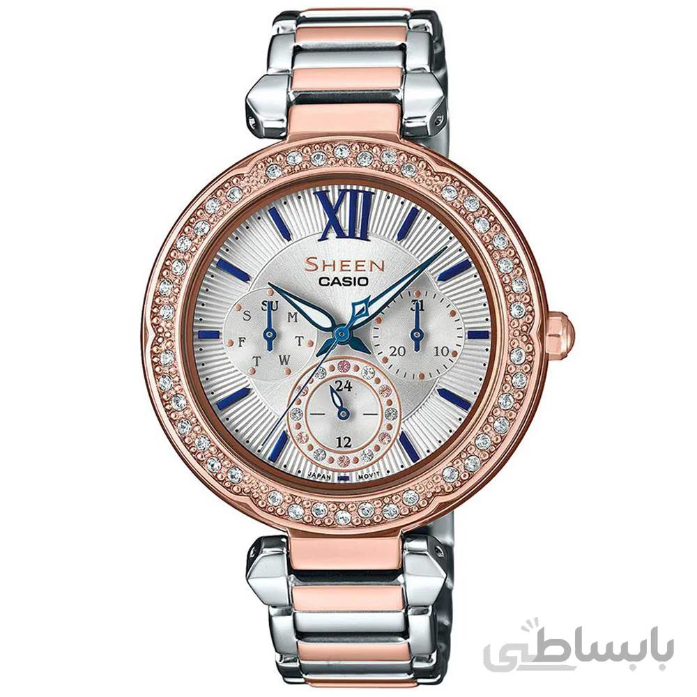 ساعت مچی زنانه SHEENکاسیو با کد SHE-3061SPG-7B ا SHE-3061SPG-7B