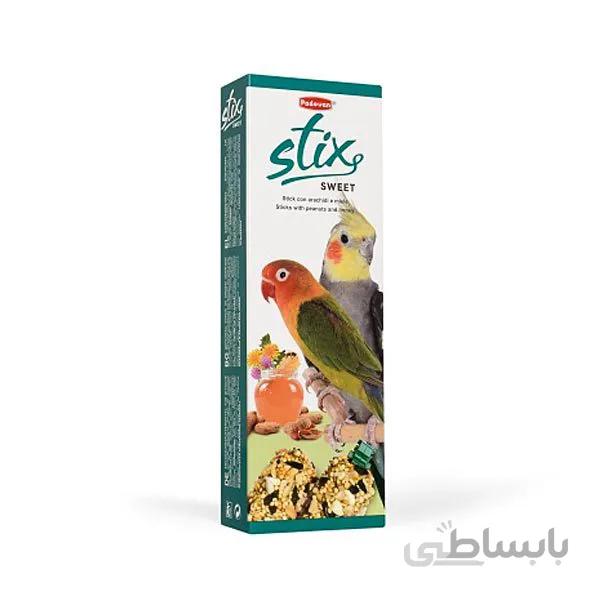 اسنک بادام زمینی و عسل طوطی سانان کوچک پادوان – Stix Parrocchetti
