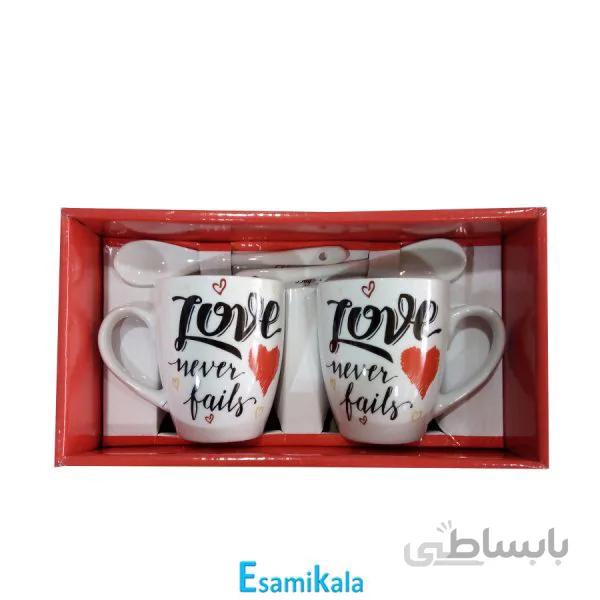 ماگ 2قلو در 9طرح