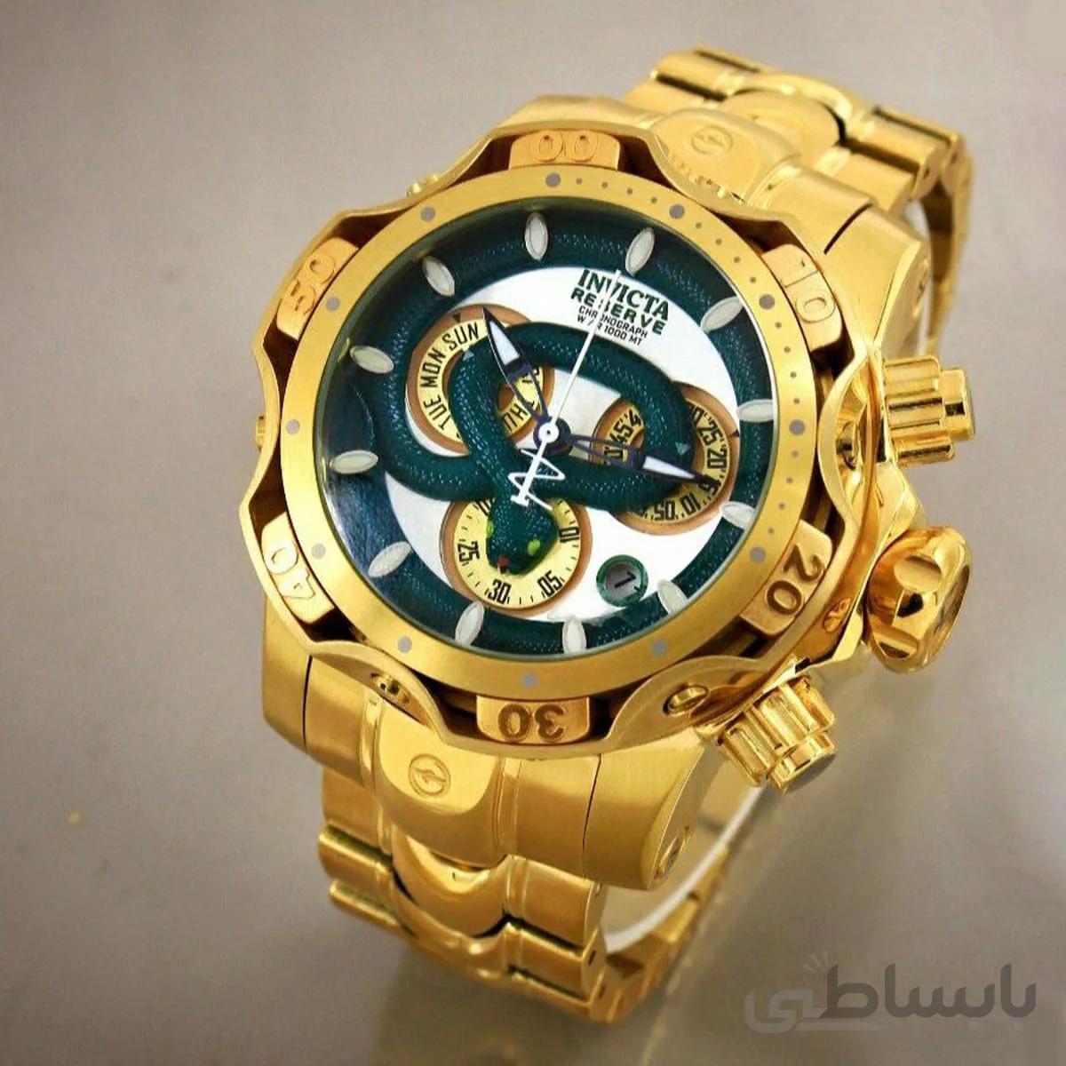 ساعت مچی اینویکتا مردانه ونوم سبز Invicta Venom