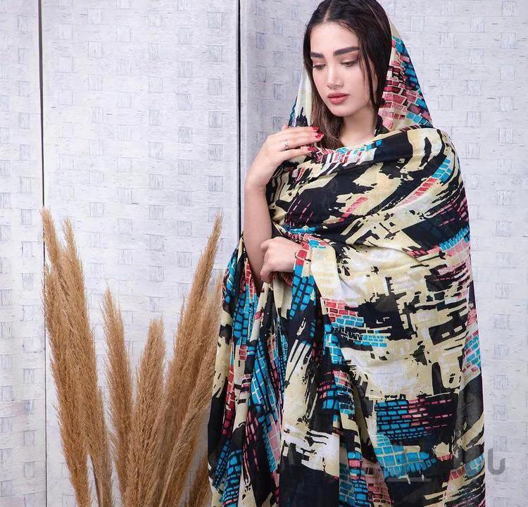 چادر نخی گلدار n401