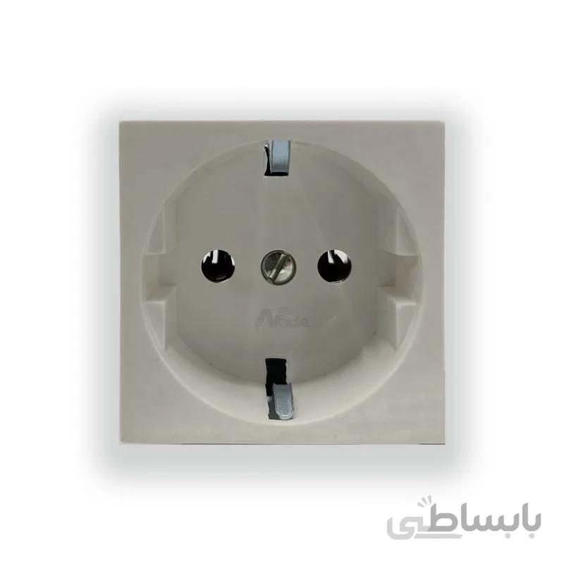 پریز برق سفید پیج دار لگراند