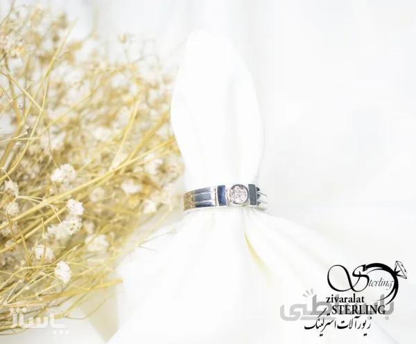 حلقه نقره کد 5620 کد 645472