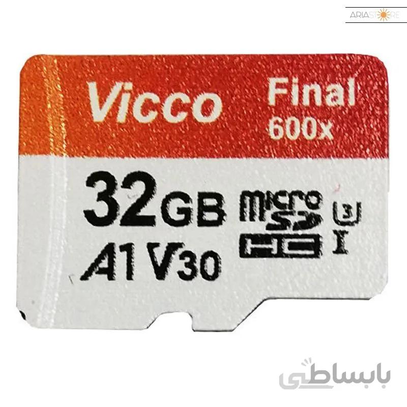 کارت حافظه microSDHC ویکومن مدل Final 600X کلاس 10 استاندارد UHS I U3 سرعت 90MBps ظرفیت 32 گیگابایت