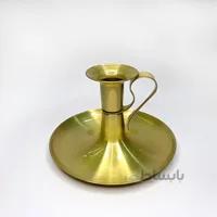 جاشمعی دسته دار فلزی جنس برنجی