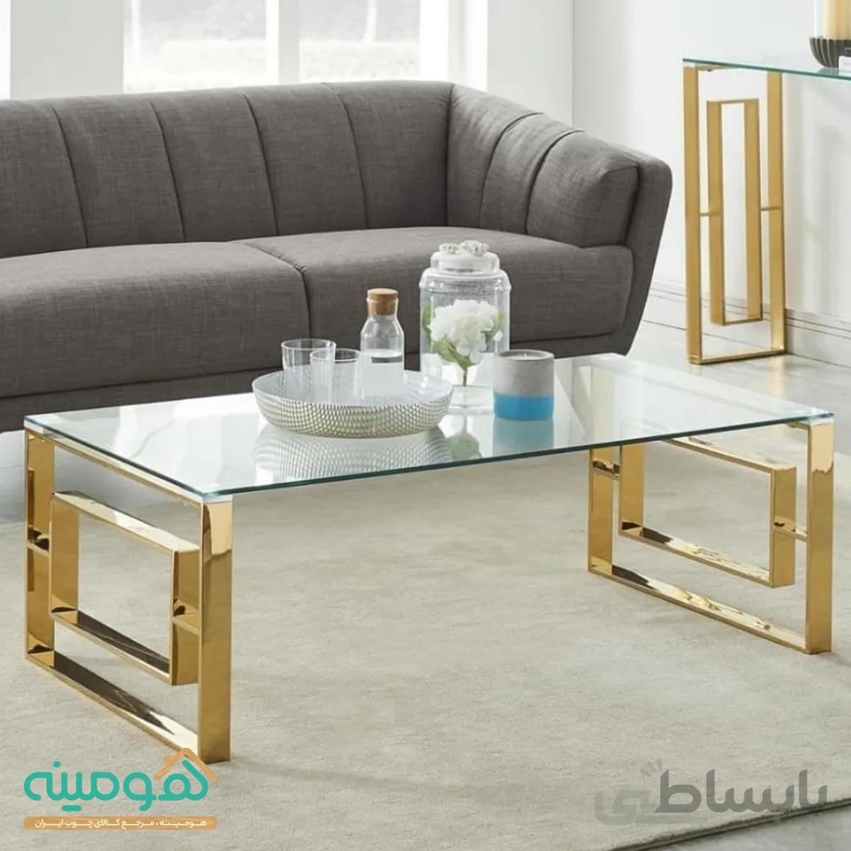 میز جلومبلی استیل مدل آرزو