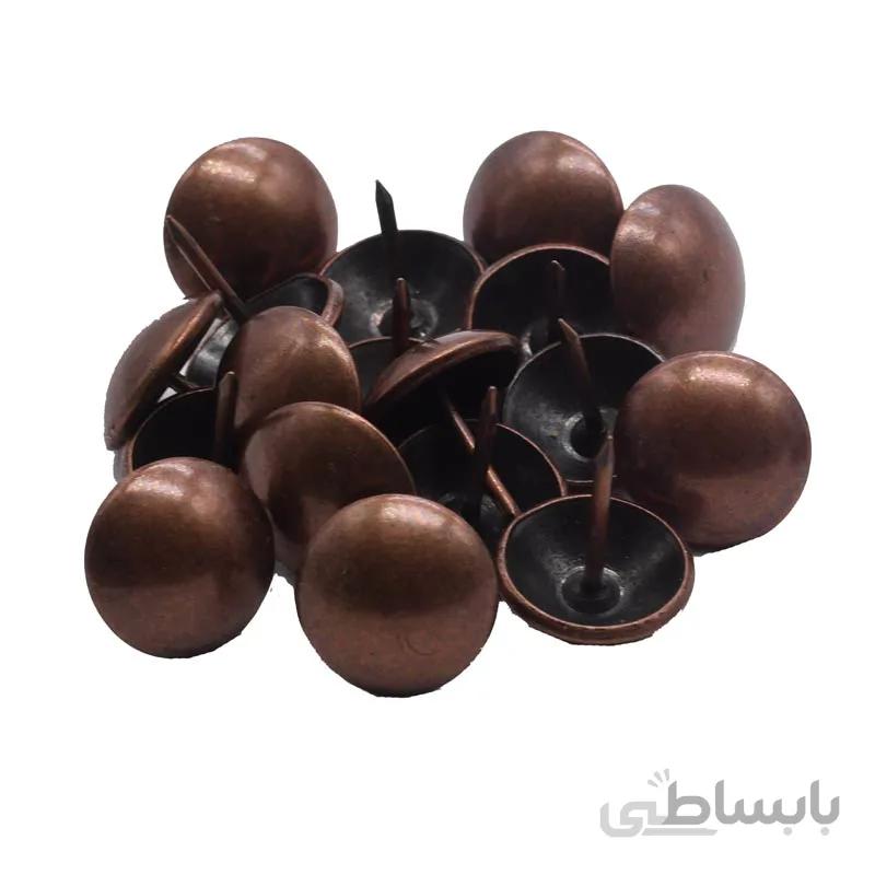 گل میخ ساده مسی طول 20 قطر 18 میلی متر بسته 10 عددی