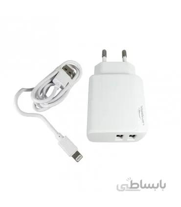 شارژر LAPRAMOL مدل LP-C2 به همراه کابل آیفون