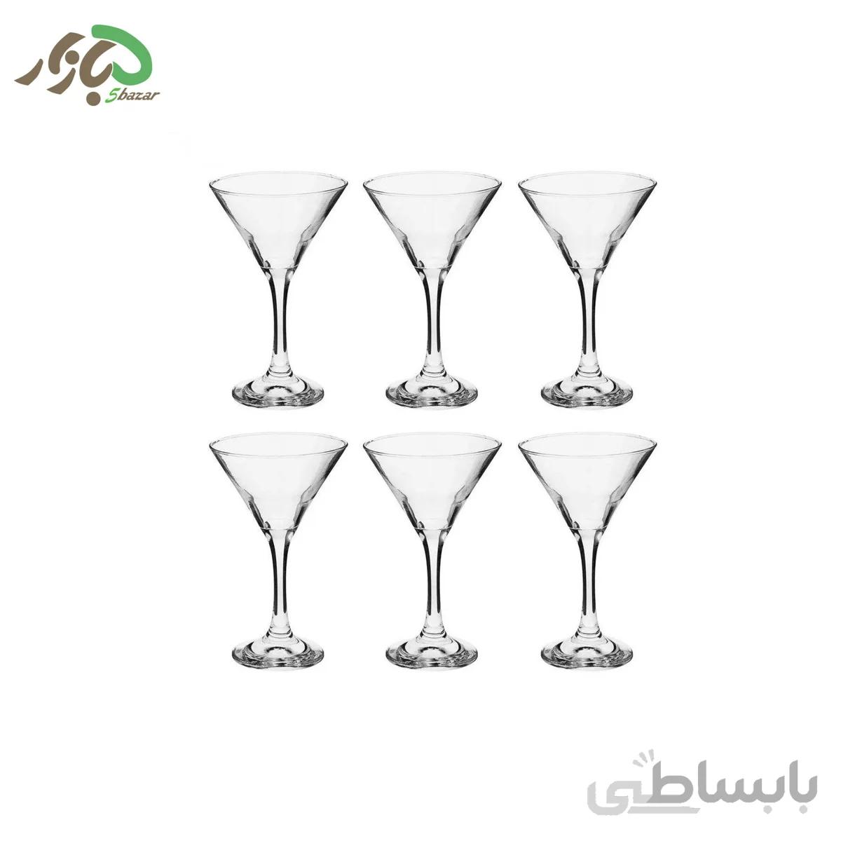 لیوان بلور کاوه مدل Lucas 6 بسته 6 عددی