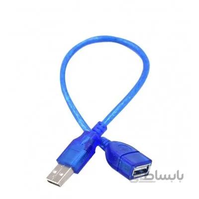 کابل افزایش طول USB طول 30 سانتی متر بدون پک KAISER