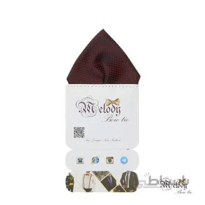 دستمال جیبی سری تربلی (خالدار قرمز )