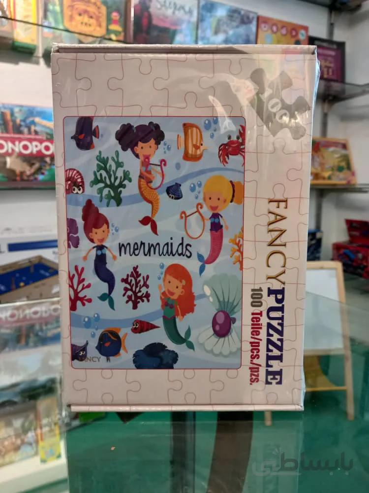 پازل 100 قطعه طرح پری دریایی Fancy ا Fancy 100 pcs puzzle Mermaids