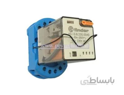 رله چهار گوش 230 ولت AC سه کنتاکت (Finder(60.13