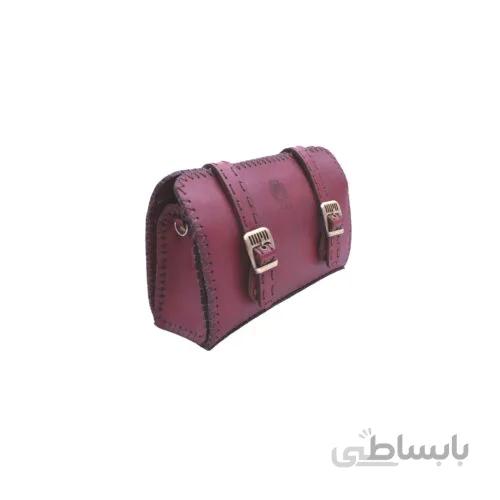 کیف مدارک دستی طرح هدیه قهوه ای
