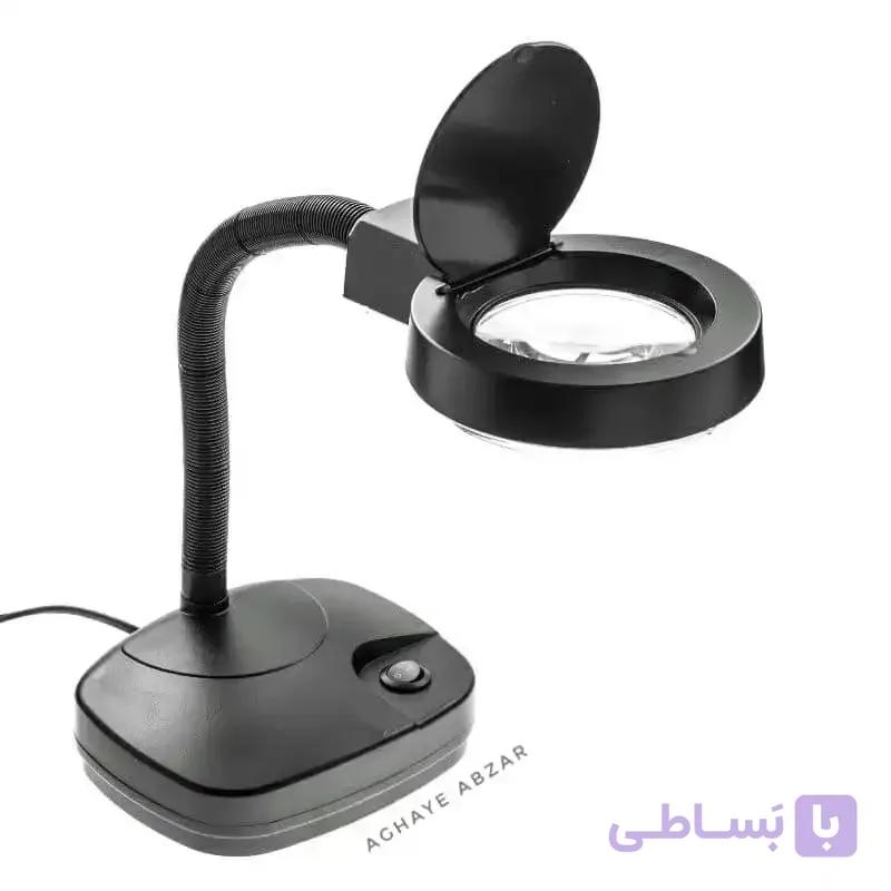 ذره بین رو میزی چراغ دار LED