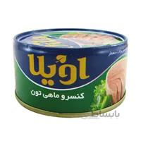 کنسرو تن ماهي در روغن سبزیجات معطر 180 گرمي اویلا