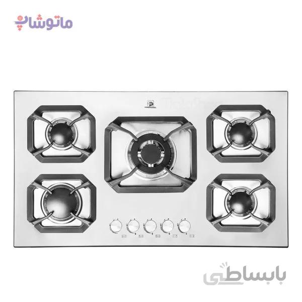 اجاق گاز صفحه ای پرنیان استیل مدل BP-5111