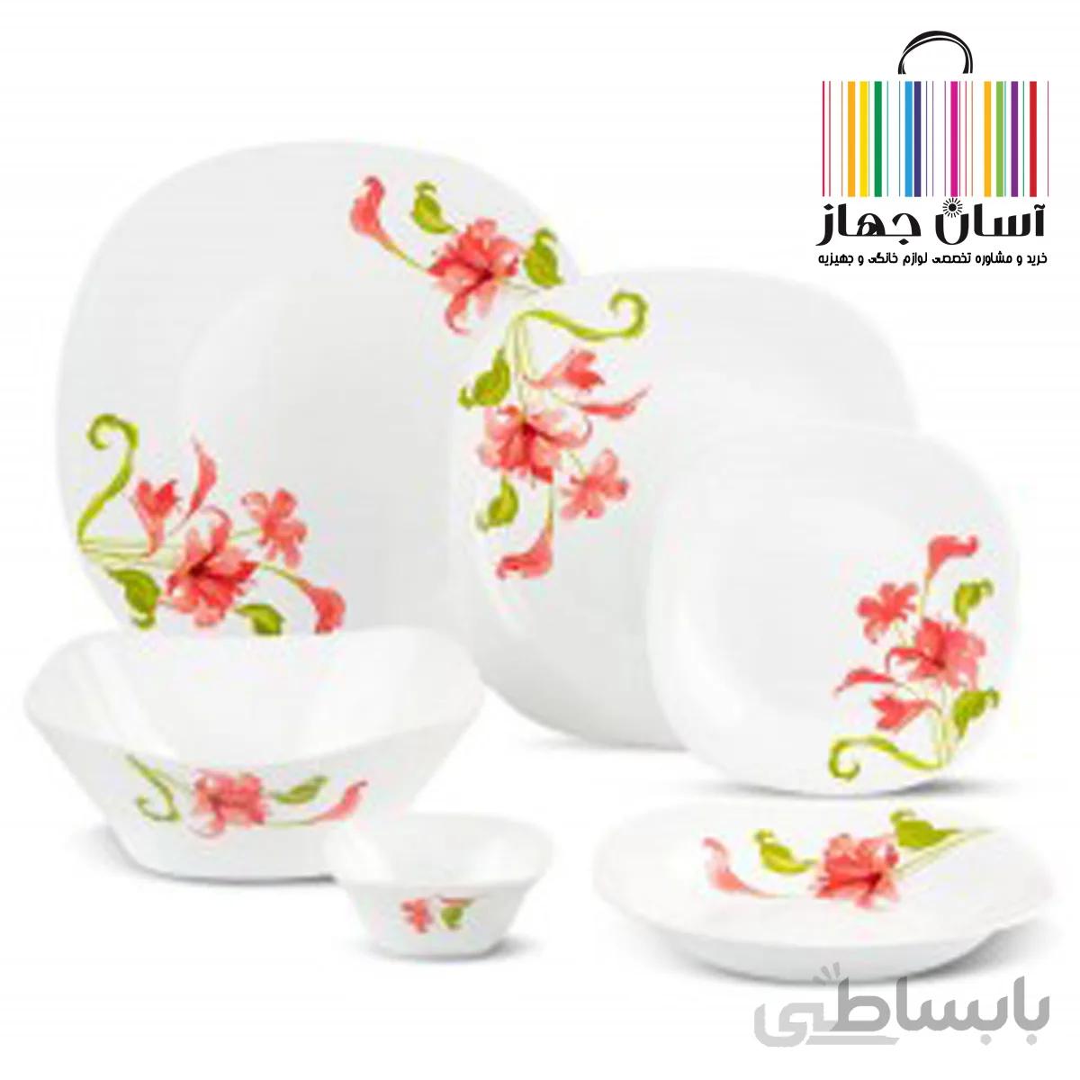 سرویس غذاخوری 26 پارچه اپال طرح آناشیدا (Anashida)