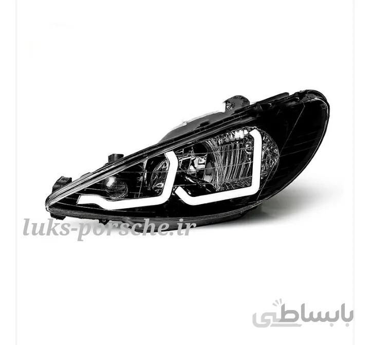 چراغ جلو اسپرت 206مدل i8 - طراحی با رنگ دلخواه(سفارشی) ا 206 Headlight i8 Model