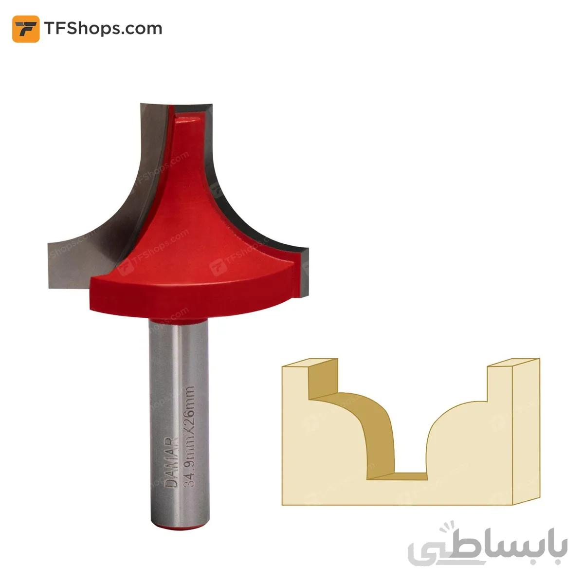 تیغ CNC بانکی ناودانی دامار مدل DM103493B