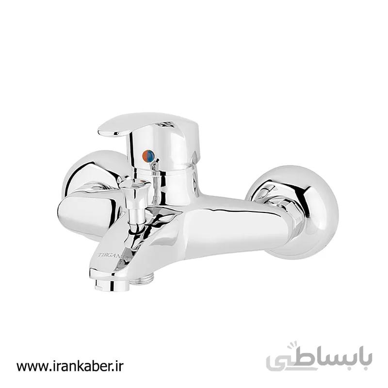 شیر دوش کروم مدل چکاد برند تیرگان