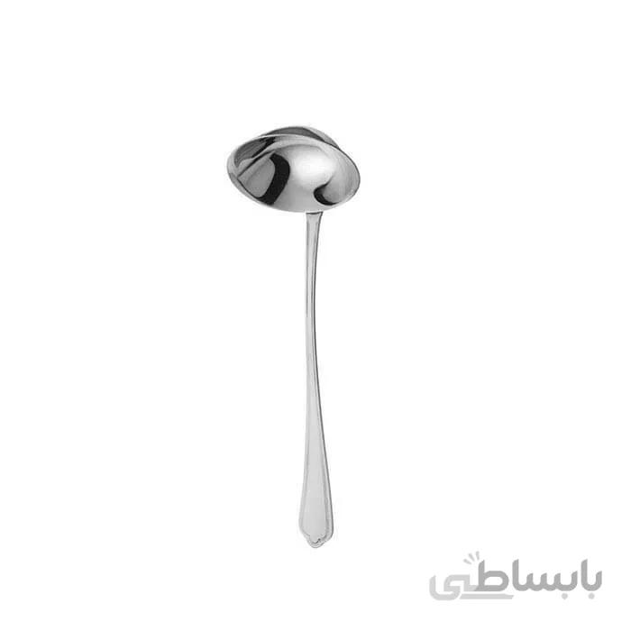 ملاقه سوپ ناب استیل مدل ونیز (براق و مات)