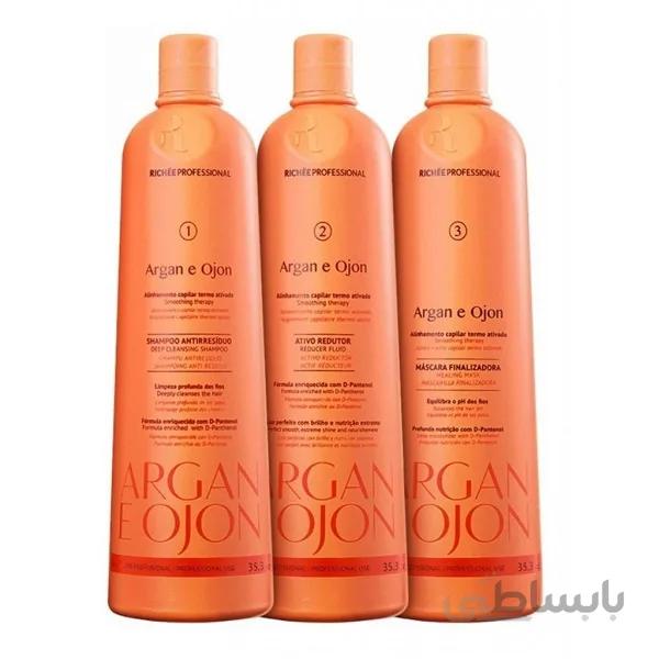 کراتین مو ریچی Richee مدل ARGAN e Ojon حجم 1000 میل (شماره2)
