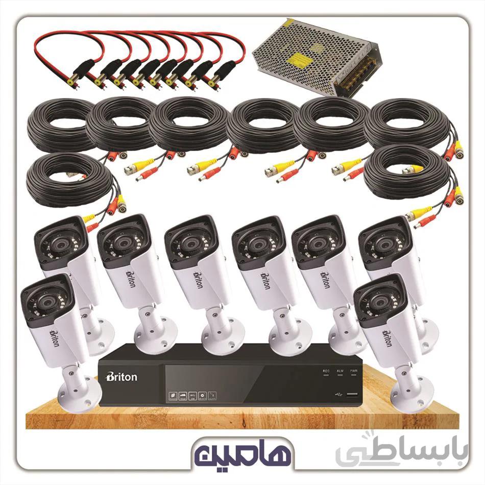 پکیج فروشگاهی 8 دوربین 8کانال برایتون