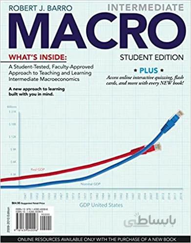 دانلود کتاب Intermediate MACRO BY Barro - PDF