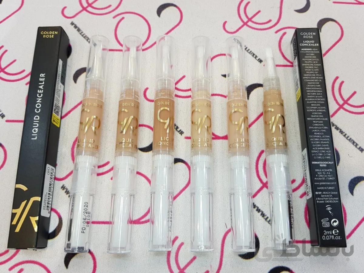 کانسیلر مایع گلدن رز GOLDENROSE مدل لیکوییدی liquid concealer