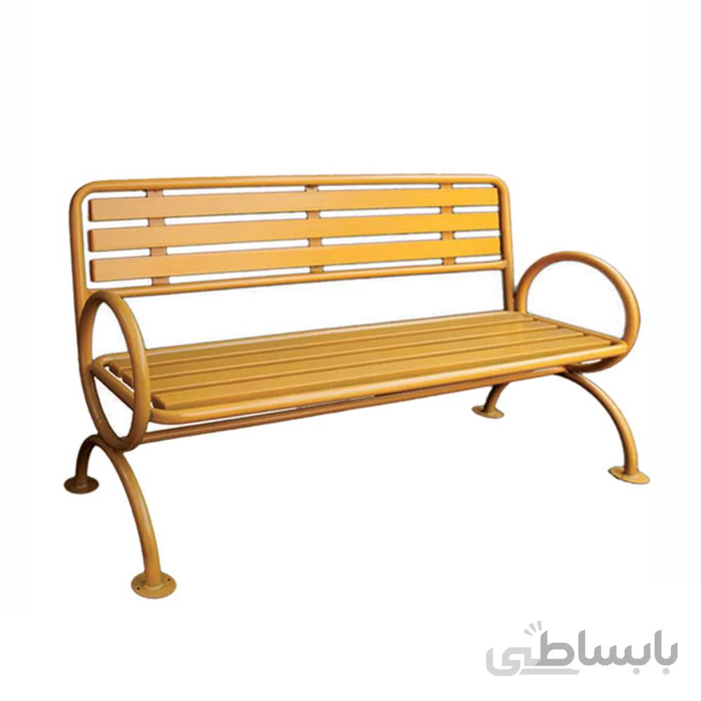 نیمکت پارکی مدل B101 تمام فلز پارس تکنیک
