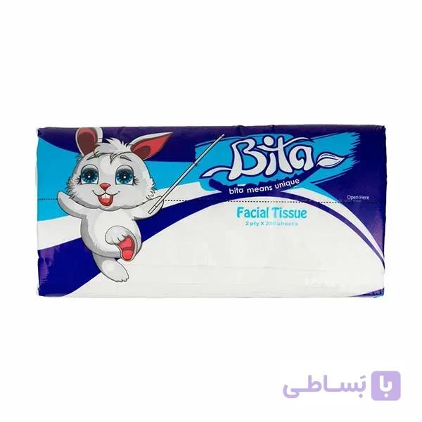 دستمال کاغذی 250 برگ خرگوشی بی تا در بسته 35 عددی ا bita napkin rabbit 250 leaves