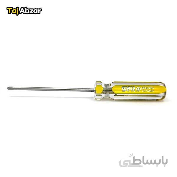 پیچ گوشتی چهار سو سفیر سایز 75 3 مدل SPH375