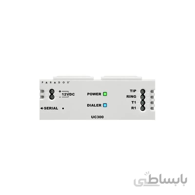 مبدل UC300 اتصال دیگر دزدگیرها با پروتکل CID به ماژولهای IP150-PCS250 برای مانیتور یکپارچه