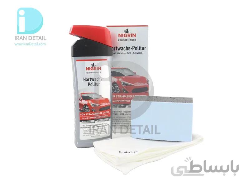 کیت مایع پولیش یک مرحله ای توربو 500 میلی لیتری نیگرین مدل NIGRIN Performance Hard Wax Polish Turbo 500ml