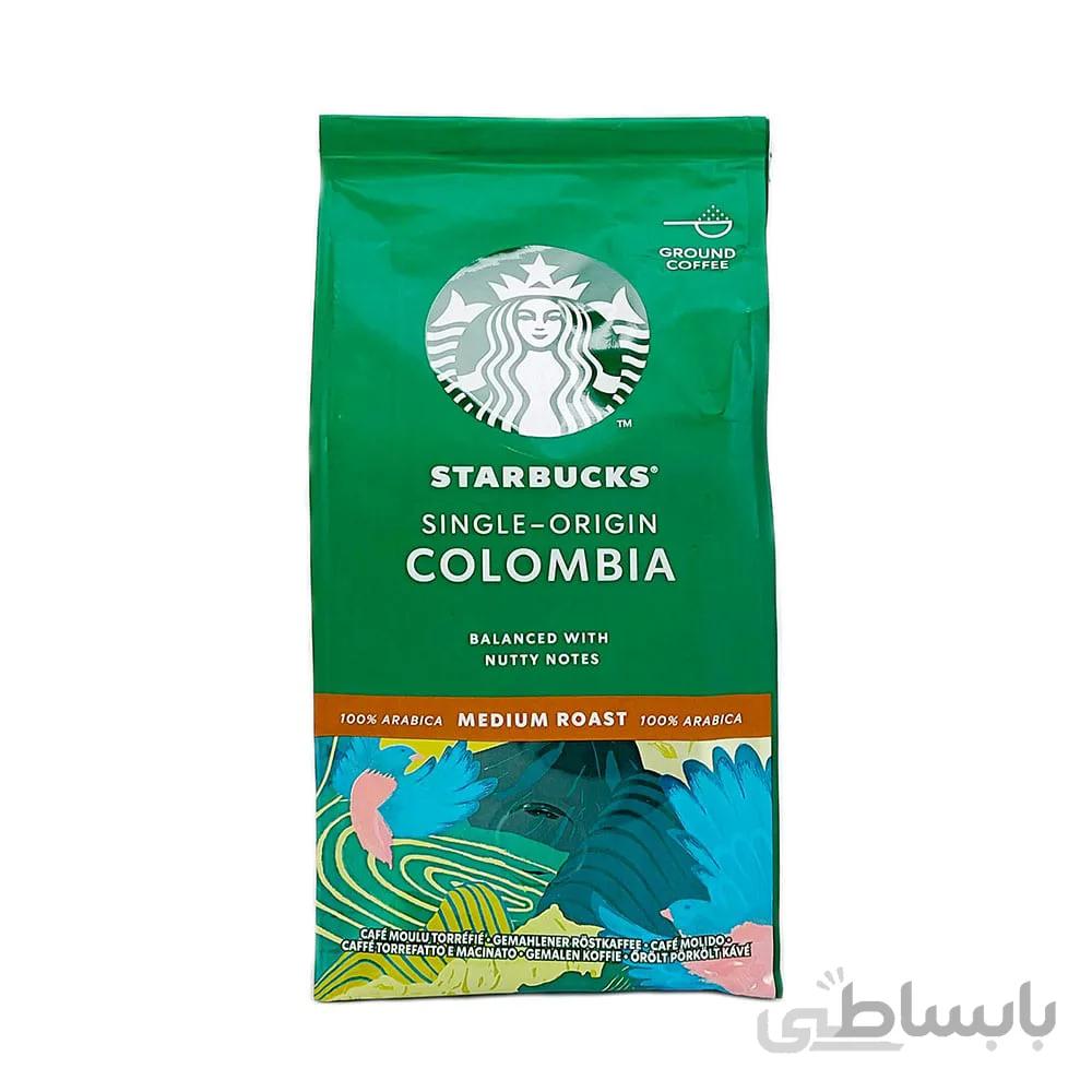 قهوه استارباکس کلمبیا سینگل اورجین 200گرمی ا Starbucks Colombia single origin 200gr