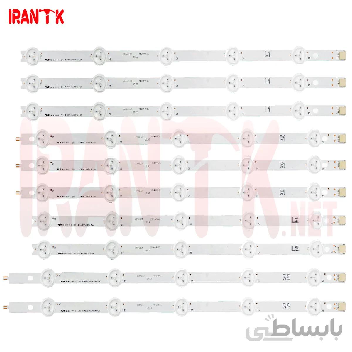 بک لایت 42 اینچ ال جی 42LN و 42LA بدنه آلومینیوم