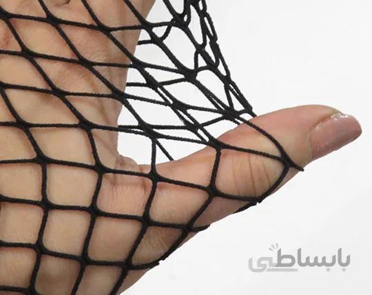 جوراب مچی لانه زنبوری براق زنانه ایتالیانا ‌ Simli File مشکی | ایتالیانا | ITALIANA