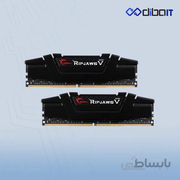 رم دسکتاپ DDR4 جی اسکیل مدل Ripjaws V ظرفیت 32 گیگابایت دو کاناله 3200 مگاهرتز CL16