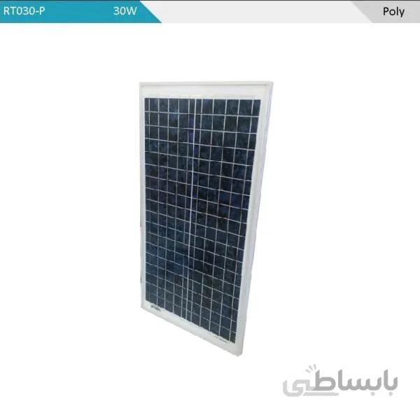 پنل خورشیدی 30 وات پلی کریستال رستار مدل RT030-P